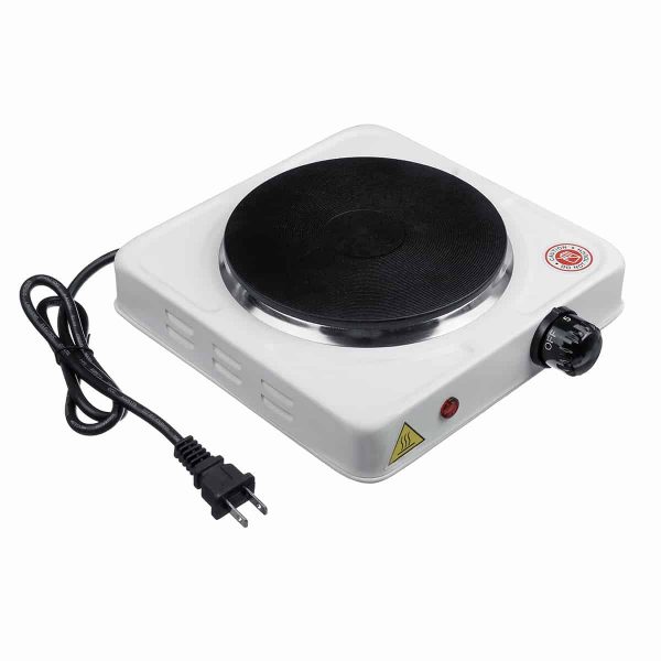 110V Portable 1000W Double Electric Stove Burner HotPlate Heater Cooking Caravan 4