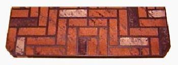 16'' x 48'' Red Brick Stoveboard