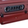 16" 1500W Free Standing Electric Fireplace Wood Burning Portable - Red 9