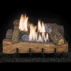 18" Weathered Oak Logs w/Millivolt Control Burner - Remote Ready - LP