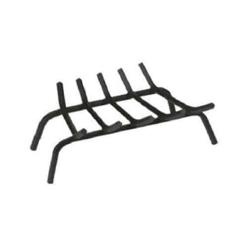 23" Black Wrought Iron Fireplace Grate