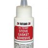 24/Pack Rutland 75S Stove Gasket Adhesive 2Oz Silicate Clear