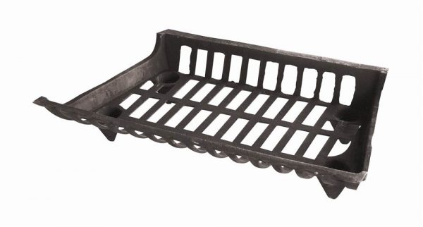 24" Fireplace Log Grate in Cast Iron