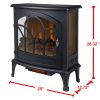 25-in Curved Front Infrared Panoramic Electric Stove in Black 7