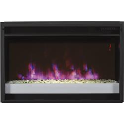 26" Contemporary Electric Fireplace Insert with Safer Plug