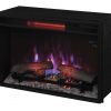 26" Infrared Quartz Electric Fireplace Insert with Safer Plug 4