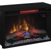 26" Infrared Quartz Electric Fireplace Insert with Safer Plug 5