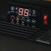 28" Electric Fireplace 1500W 3D Flame Embedded Insert Heater Cabinet, Oak 3