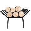 30 inch Fireplace Grate 7 Bar Steel for Log Firewood Burning Indoor Outdoor 8