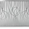 31" H X 39" W Panel Screen Stainless Steel Modern Abstract Design