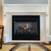 35" Louverless Top Vent Fireplace w/Logs and Electronic Ignition - NG