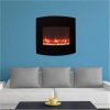 36 in. Gallery Radius Electric LED Fireplace