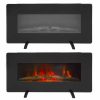 36" Electric Fireplace Heater Wall Mounted or Freestanding Infrared Electric Fireplace Stove with Remote Control 14