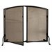 40"W X 32"H Simple Operable Door Arched Fireplace Screen 29853 1