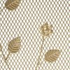 41" Gold Contemporary Single Paneled Fireplace Screen 11