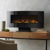 42-in Contemporary Curved Front Slim Line Wall Mount Infrared Electric Fireplace 23