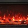 42" Extra Tall Clean Face Symmetry Electric Fireplace w/Rustic Logs