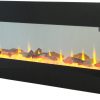 42" On The Wall Fireplace with Mutiple Design Surrounds and 3D Flame and Remote 10