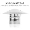 430 Stainless Steel 430 Roof Hood Chimney Cap 11