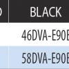 4" X 6" 90 Deg Directvent Pro Swivel Black Elbow 4