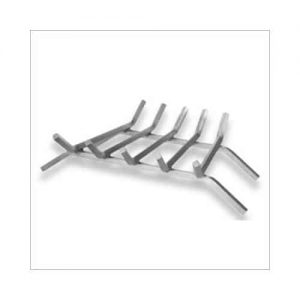5-Bar Stainless Steel Fireplace Grate - 23 Inches