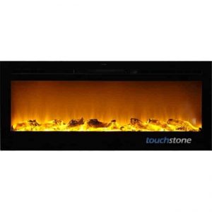 50 in. Wide Sideline Wall Mounted Electric Fireplace