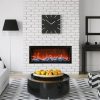 50" Extra Tall Clean Face Symmetry Electric Fireplace w/Birch Logs