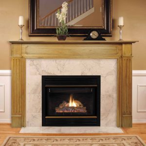 52" Ivory The Williamsburg 56 Fireplace Mantel Unfinished