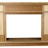 56-1/2 in. x 40-1/2 in. Unfinished Wood Mantel 8