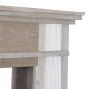 56-1/2 in. x 40-1/2 in. Unfinished Wood Mantel 13