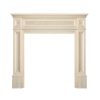 56" Ivory The Classique Fireplace Mantel Unfinished 7