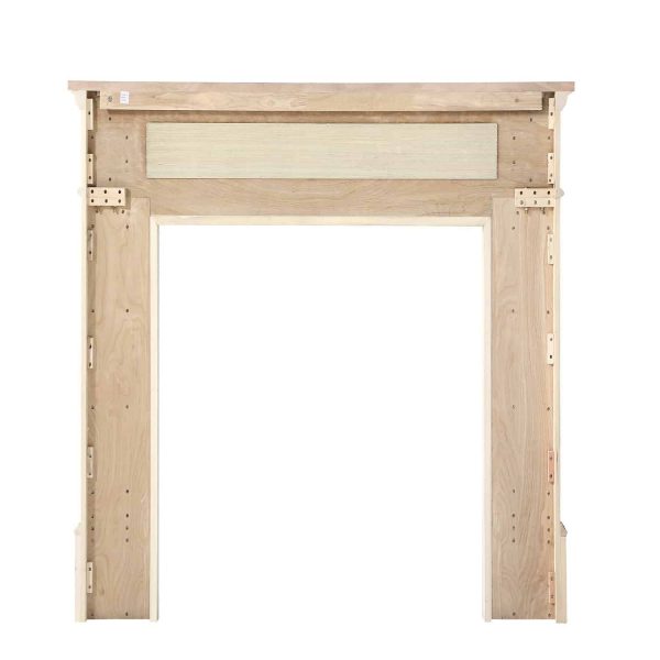 56" Ivory The Classique Fireplace Mantel Unfinished 2