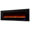 60" Ultra-slim LED Wall-mount Electric Fireplace w/ 9 Color Ambiance Options by e-Flame USA 11