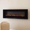 60" Ultra-slim LED Wall-mount Electric Fireplace w/ 9 Color Ambiance Options by e-Flame USA 12