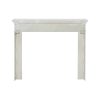 64” White Paint Mike Fireplace Mantel MDF 3