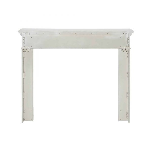 64” White Paint Mike Fireplace Mantel MDF 1