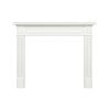 64” White Paint Mike Fireplace Mantel MDF