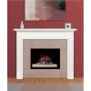 64” White Paint Mike Fireplace Mantel MDF 4