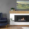 6"H x 10"D x 72"W Pecky Cypress Faux Wood Fireplace Mantel, Golden Oak 19