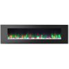 72 in. Color Changing Wall Mount Electric Fireplace