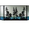 72"W X 32"H Tall Pines Folding Fireplace Screen 81106