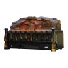 750/1500W Electric Fireplace Log Insert Heater Remote Controller Golden 13