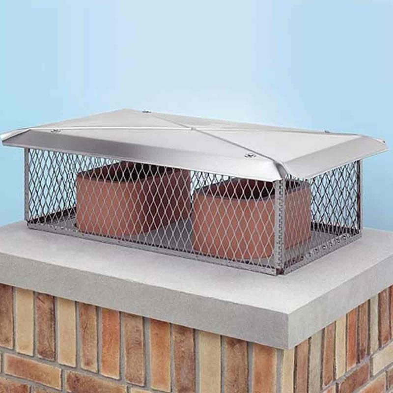 9'' x 13'' Gelco Stainless Multi-Flue Chimney Cap