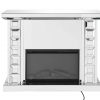 ACME Dominic Free Standing Mirrored Fireplace with Remote Control 9