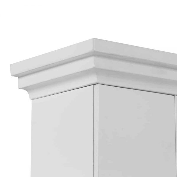 Abbotsford Fireplace Mantel 45" x 41" - Elegant White Gloss Finish 3