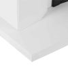 Abbotsford Fireplace Mantel 45" x 41" - Elegant White Gloss Finish 9
