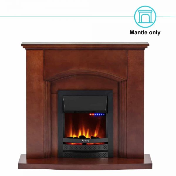 Abbotsford Fireplace Mantel 45" x 41" - Warm Cherry Finish 5
