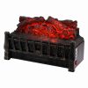 Ainfox Electrical Log Set Fireplace Stove Heater,With Realistic Ember Bed Remote control Overheat protection 1500W Black 13