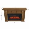 Alcott Landscape Electric Fireplace by Real Flame 36