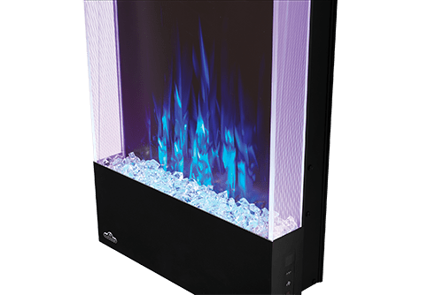 Allure 32-inch Vertical Wall Mount Electric Fireplace 3